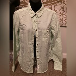 H&M Label Of Graded Goods Long Sleeve Button Down Shirt. Size 10.